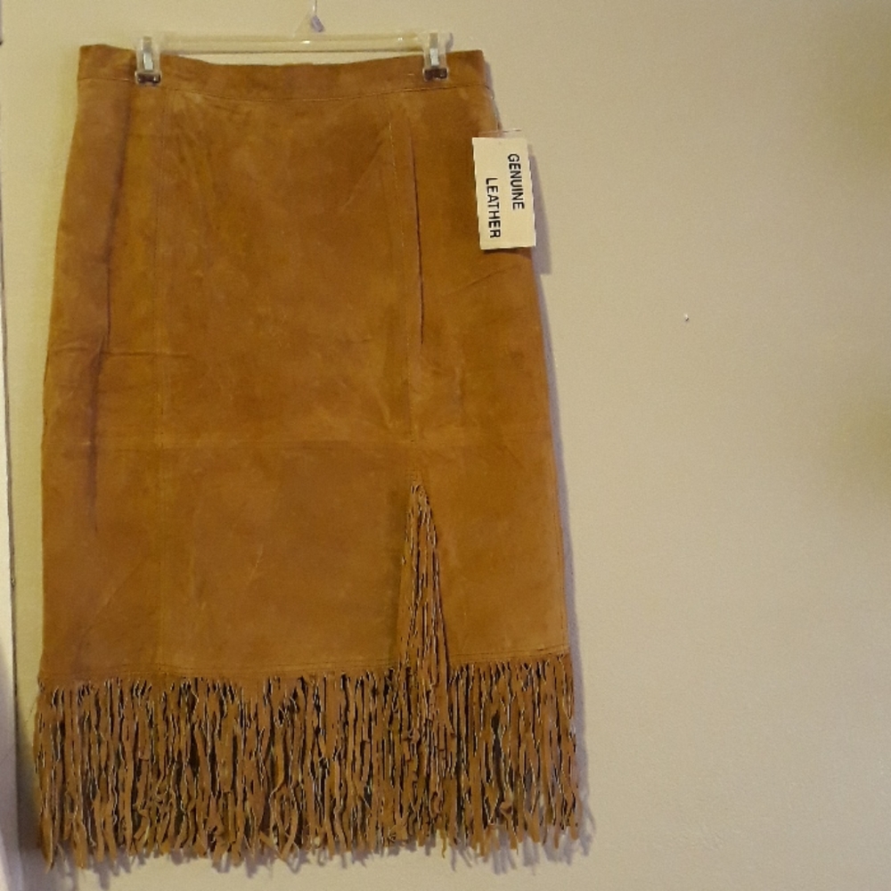 Leather skirt